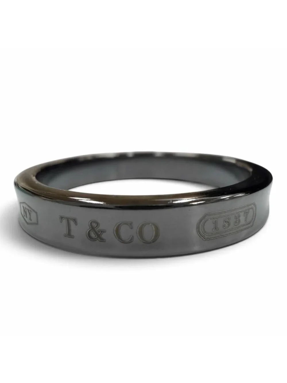 Tiffany & Co 1837 Narrow Ring Titanium Black